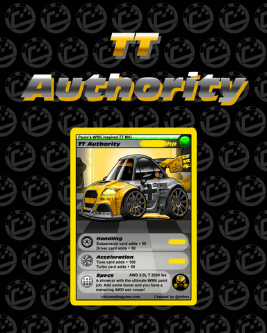 Chicane TT Authority Card