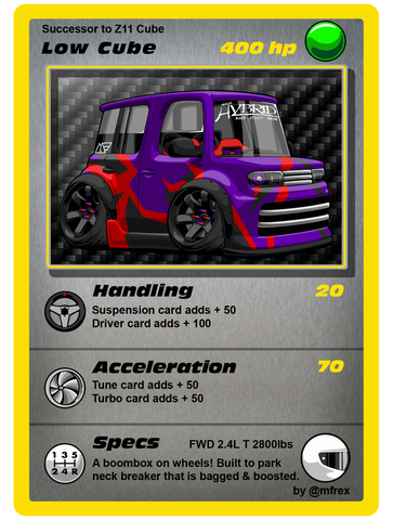 Chicane Card Low Cube