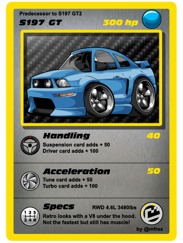 Chicane Card 00's S197 GT